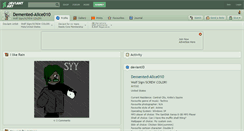 Desktop Screenshot of demented-alice010.deviantart.com