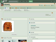 Tablet Screenshot of nishnarsh.deviantart.com