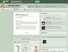 Tablet Screenshot of pani-poni-dash.deviantart.com