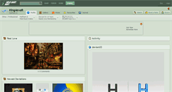 Desktop Screenshot of king4ever.deviantart.com