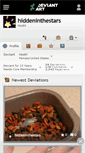 Mobile Screenshot of hiddeninthestars.deviantart.com