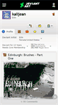 Mobile Screenshot of kalijean.deviantart.com