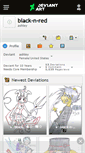 Mobile Screenshot of black-n-red.deviantart.com
