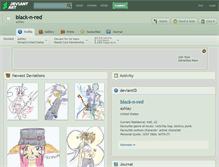 Tablet Screenshot of black-n-red.deviantart.com