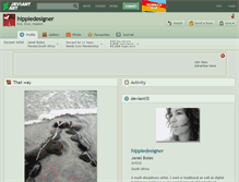 Tablet Screenshot of hippiedesigner.deviantart.com
