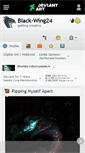 Mobile Screenshot of black-wing24.deviantart.com