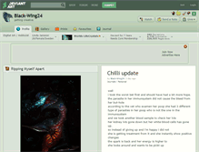 Tablet Screenshot of black-wing24.deviantart.com