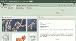 Desktop Screenshot of maya-x.deviantart.com