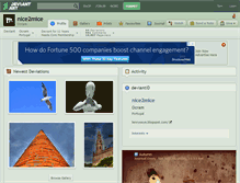 Tablet Screenshot of nice2mice.deviantart.com