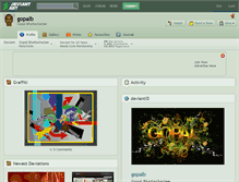 Tablet Screenshot of gopalb.deviantart.com