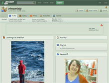 Tablet Screenshot of crimsonlady.deviantart.com