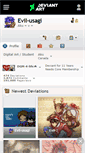 Mobile Screenshot of evil-usagi.deviantart.com