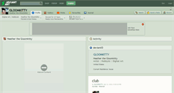 Desktop Screenshot of gloomkitty.deviantart.com
