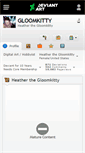 Mobile Screenshot of gloomkitty.deviantart.com