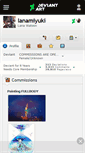 Mobile Screenshot of lanamiyuki.deviantart.com