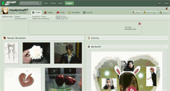 Desktop Screenshot of cloudycloud97.deviantart.com