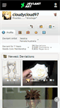Mobile Screenshot of cloudycloud97.deviantart.com