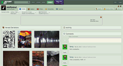 Desktop Screenshot of misfitmind.deviantart.com