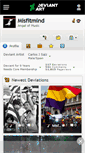 Mobile Screenshot of misfitmind.deviantart.com