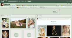 Desktop Screenshot of hatebunny.deviantart.com
