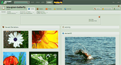 Desktop Screenshot of lona-green-butterfly.deviantart.com