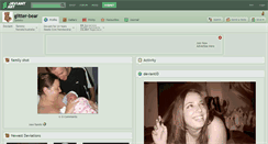 Desktop Screenshot of glitter-bear.deviantart.com