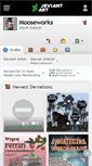 Mobile Screenshot of mooseworks.deviantart.com