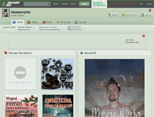 Tablet Screenshot of mooseworks.deviantart.com