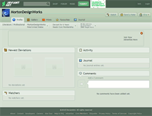 Tablet Screenshot of mortondesignworks.deviantart.com