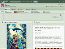 Tablet Screenshot of elafros.deviantart.com