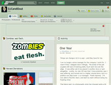 Tablet Screenshot of djcandidout.deviantart.com