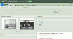 Desktop Screenshot of myblue.deviantart.com