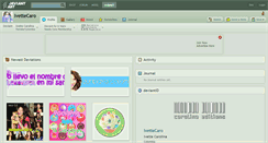 Desktop Screenshot of ivettecaro.deviantart.com