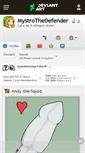 Mobile Screenshot of mystrothedefender.deviantart.com