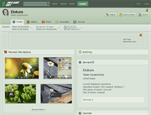 Tablet Screenshot of etokura.deviantart.com