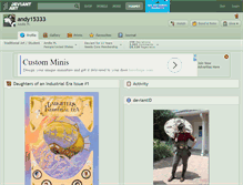 Tablet Screenshot of andy15333.deviantart.com