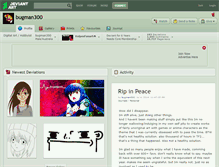 Tablet Screenshot of bugman300.deviantart.com