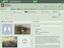 Tablet Screenshot of gordyluv.deviantart.com