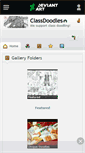 Mobile Screenshot of classdoodles.deviantart.com