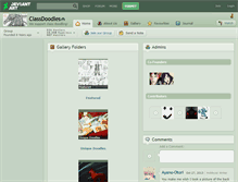 Tablet Screenshot of classdoodles.deviantart.com