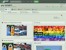Tablet Screenshot of kayleigh29.deviantart.com