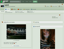 Tablet Screenshot of kathiii.deviantart.com