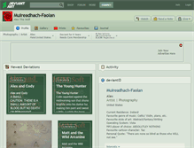 Tablet Screenshot of muireadhach-faolan.deviantart.com