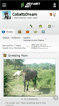 Mobile Screenshot of cobaltsdream.deviantart.com