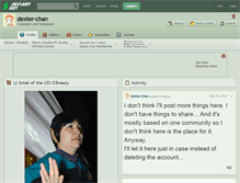 Tablet Screenshot of dexter-chan.deviantart.com