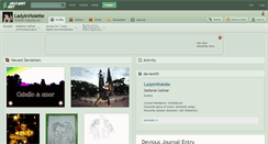 Desktop Screenshot of ladyinviolette.deviantart.com