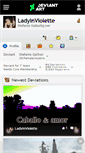 Mobile Screenshot of ladyinviolette.deviantart.com