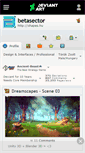 Mobile Screenshot of betasector.deviantart.com