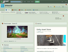 Tablet Screenshot of betasector.deviantart.com