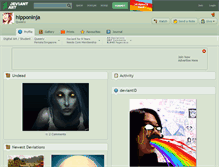 Tablet Screenshot of hipponinja.deviantart.com